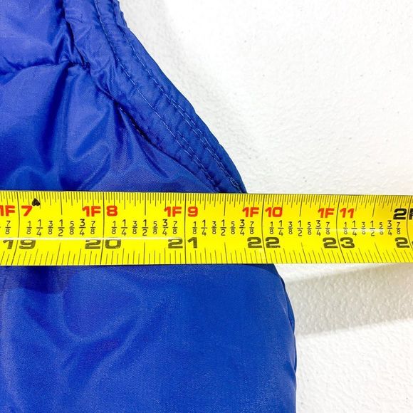 Vintage JC Penney Puffer Vest Mens Medium Blue Ski Snowboard 70s 80s Outdoor - Picture 10 of 11